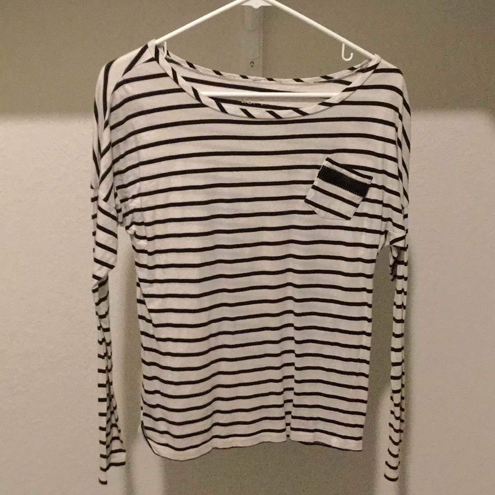 LOFT Striped long Sleeve with pocket
